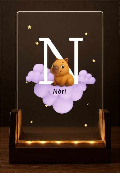 FényNeked - Személyre Szabott Éjjeli Kölyöklámpa