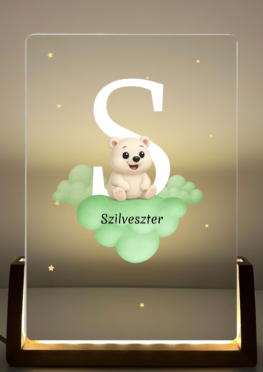 FényNeked - Személyre Szabott Éjjeli Kölyöklámpa